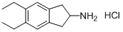 5,6-二乙基-2,3-二氫-1H-茚-2-胺鹽酸鹽(茚達(dá)特羅中間體)